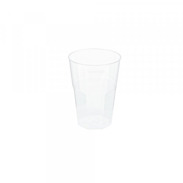 25 Stk. Pfandbecher PP Becher Cocktail 200ml 8 oz für Festivals, Partys & mehr